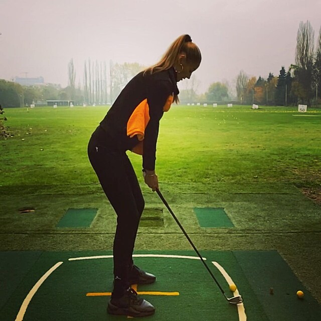 Tereza Baroov si oblbila golf.