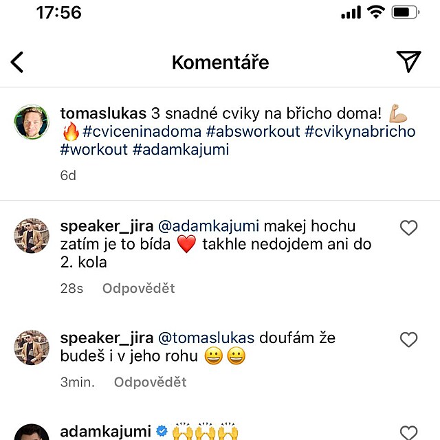 Adam Kajumi spojil sly s fitness trenrem a youtuberem Tomem Lukem. Jakub...