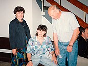 Jaromír Jágr se svými rodii
