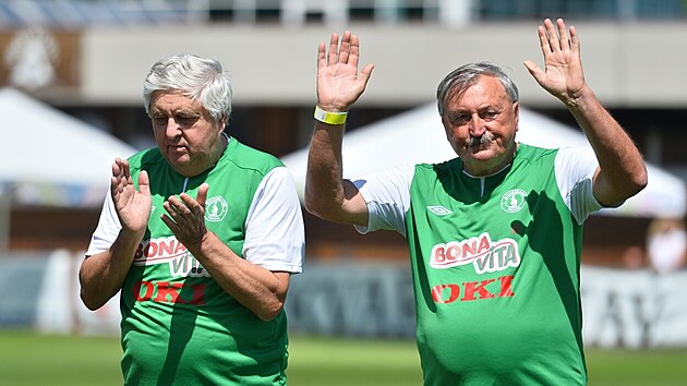 Karol Dobia� a Antonín Panenka jsou legendy �eského fotbalu.