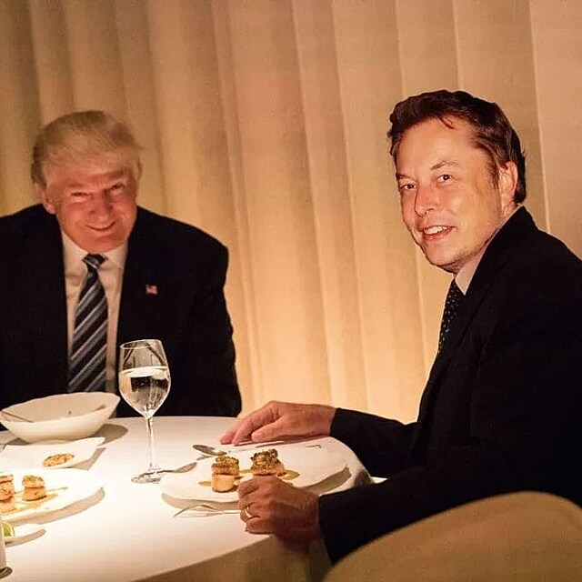 Donald Trump a Elon Musk