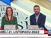 Novou moderátorskou dvojkou na CNN Prima News je Adéla Jelínková a Josef Mádle.