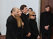 Exmanel Yury Karchev s Jitkou Schneiderovou a Milenou Zhuravlovou.