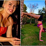 Olga Menzelová se udržuje v kondici pravidelným cvičením. I díky tomu se pyšní...