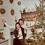 Tereza Brodsk a Jaromr Hanzlk na jedn z archivnch fotek.