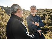 Generál Petr Pavel s velitelem francouzských voják� Ericem Zanolinim