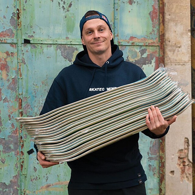 Skateboardista Maxim Habanec