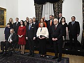 Setkání eských premiér v Kramáov vile.