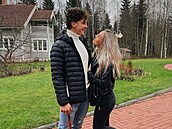 Tomá Hamara se svou finskou kráskou Iris