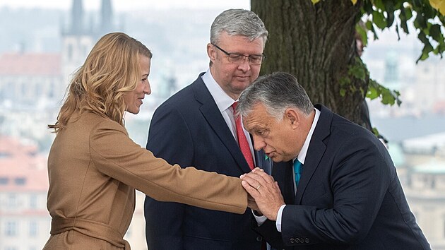 Tünde Bartha s Viktorem Orbánem