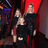 Modelka Lucie Hadašová s dcerami.