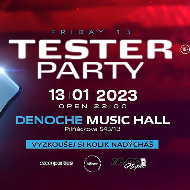 Na Tester party ped pr dny lkal tak klub v Hradci Krlov.