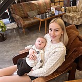 Anika Kadevkov bude jednou hezkou maminkou.