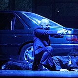 V muzikálu The Bodyguard hraje Hynek Čermák roli Franka jako Kevin Costner ve...