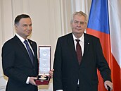 Milo Zeman se v Náchod setká se svým polským protjkem Andrzejem Dudou....