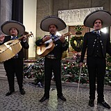 Mexická kapela na pohřbu Petra Hoška z kapely Plexis
