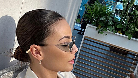Monika Bagárová si uívá v Emirátech s Ruminkou a Leem.