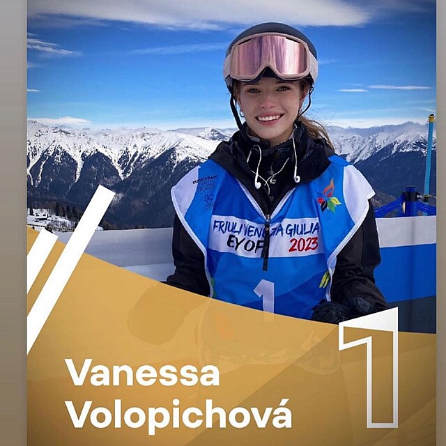 Vanessa Volopichov ukoistila zlato.