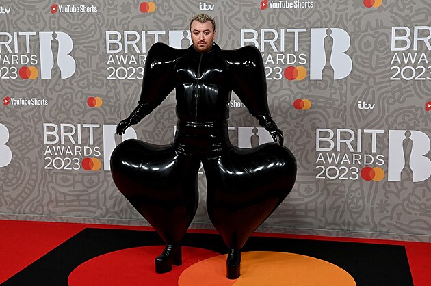 Sam Smith na BRIT Awards.