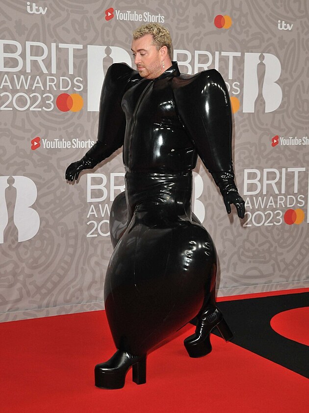 Sam Smith na BRIT Awards.