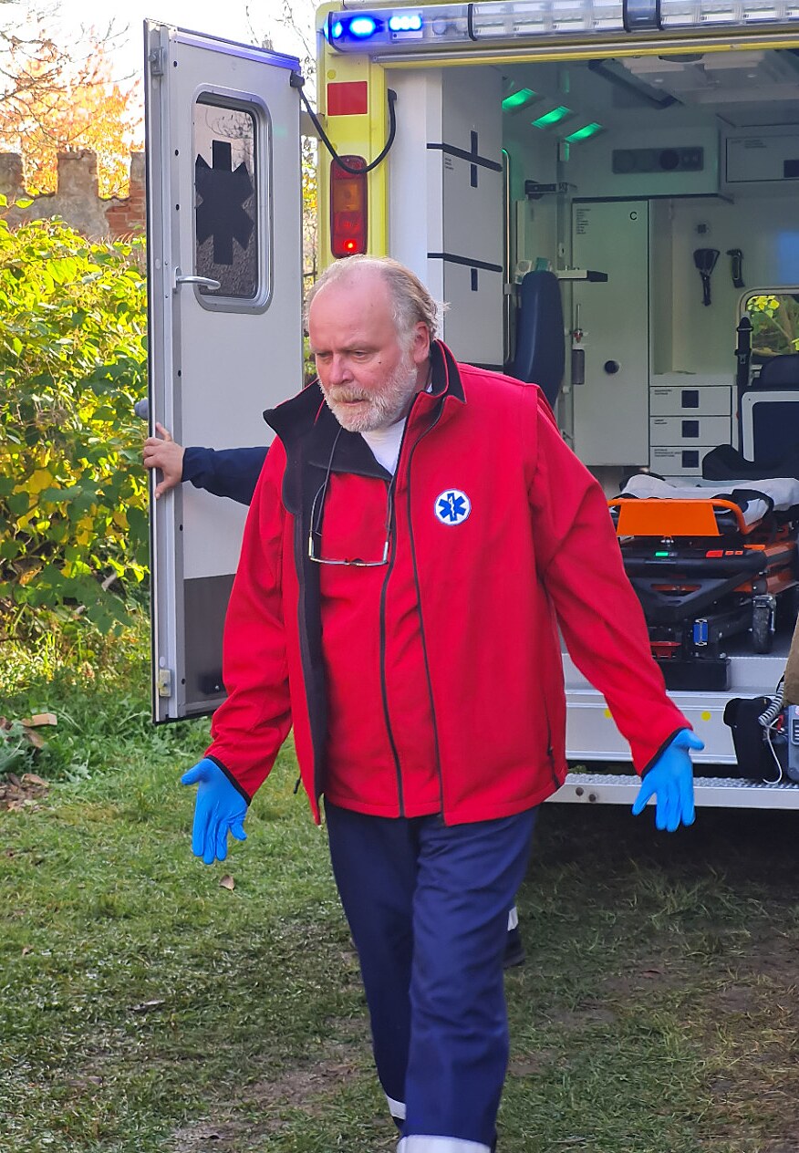 Nat��en� nov�ho hororov�ho seri�lu ��blovo rogalo. Hraje v n�m i herec Igor...