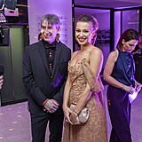 Inna Puhajkov na jubilejn 60. ples hotelu International v Brn dorazila s...