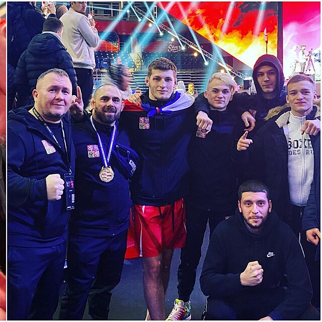 Tagir Machmudov se stal amatrskm mistrem svta v MMA. Jeho trenr Josef...