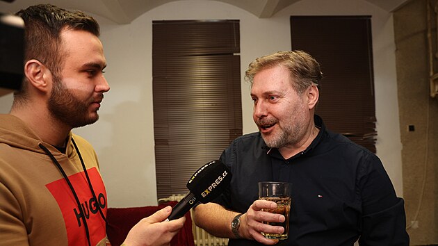 Roman Ondrek s redaktorem Expresu