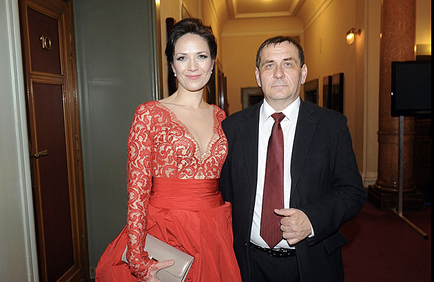 Tereza Kostková a Petr Kracik na cenách TýTý 2013.