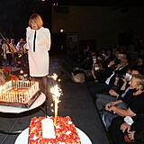 Pavlína Filipovská na oslavě 80. narozenin v roce 2021