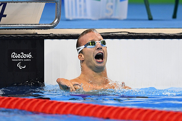 Paralympijský plavec Arnošt Petráček