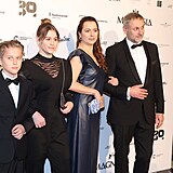 Jubilejní 30. Český lev: Igor Chmela s manželkou a dětmi