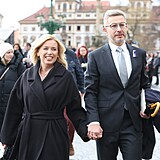 Inaugurace prezidenta na Hradě: Nechybí ani Danuše Nerudová s manželem.