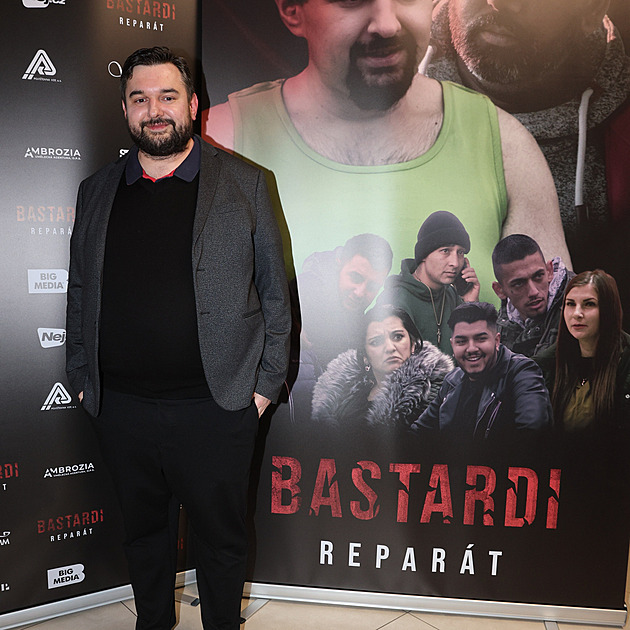 Tomá Magnusek na premiée snímku Bastardi: Reparát