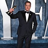 Herec Brendan Fraser se postaral a letošním předávání Oscarů o skutečný...