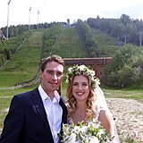 Svatba proběhla na dojezdu Mamutího můstku v Harrachově..