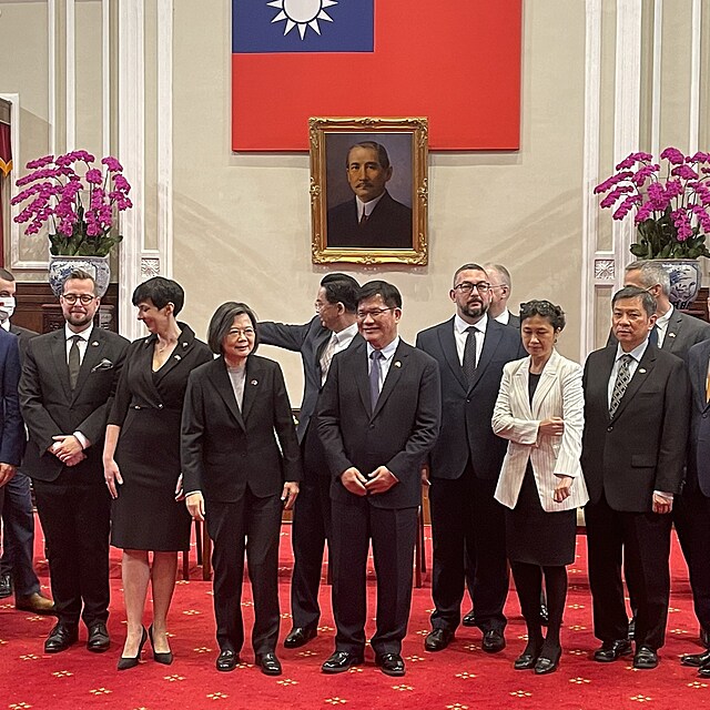 esk delegace se setkala s prezidentkou Tchajwanu. Jednm z len byl i f...