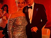 Hereka Anna Fialová s britskou hereckou legendou Billem Nighyem.