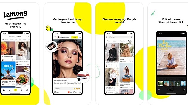 Aplikace Lemon8 si dala za cíl konkurovat Instagramu.