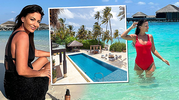 Gábina Partyová vyrazila do milionáského resortu na Maledivách. 