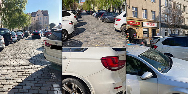 S parkováním v Praze je ím dál astji kí. Svdí o tom i kapoty nkterých...