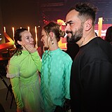 Ji Burian s manelkou Darinou a Berenikou Kohoutovou na Cench Andl