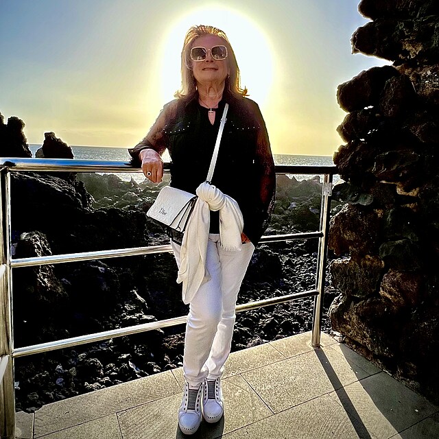 Maminka Richarda Chlada na Tenerife oslavila osmdest narozeniny.