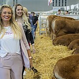 Lucie Borhyov a Olga Lounov na Nrodn vstav hospodskch zvat