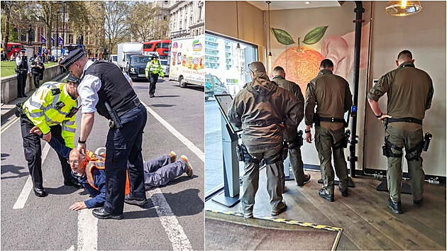 Britská policie se bojí demonstrant, kteí chtjí zneuít korunovaci krále...