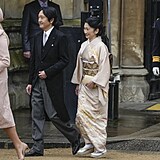 Japonsk korunn princ Fumihito, znm tak jako princ Akiino, a princezna...