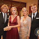 Ivana Nedvd s rodii a bratrem Pavlem