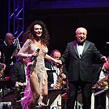 Sisa Sklovská byla jednou z hvězd narozeninového koncertu Felixe Slováčka.