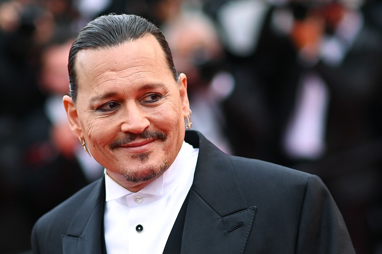 Johnny Depp na letonm festivalu v Cannes