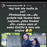 Marie Rikov se zlob! Na fotkch z pohbu pr vypad pli tlust....